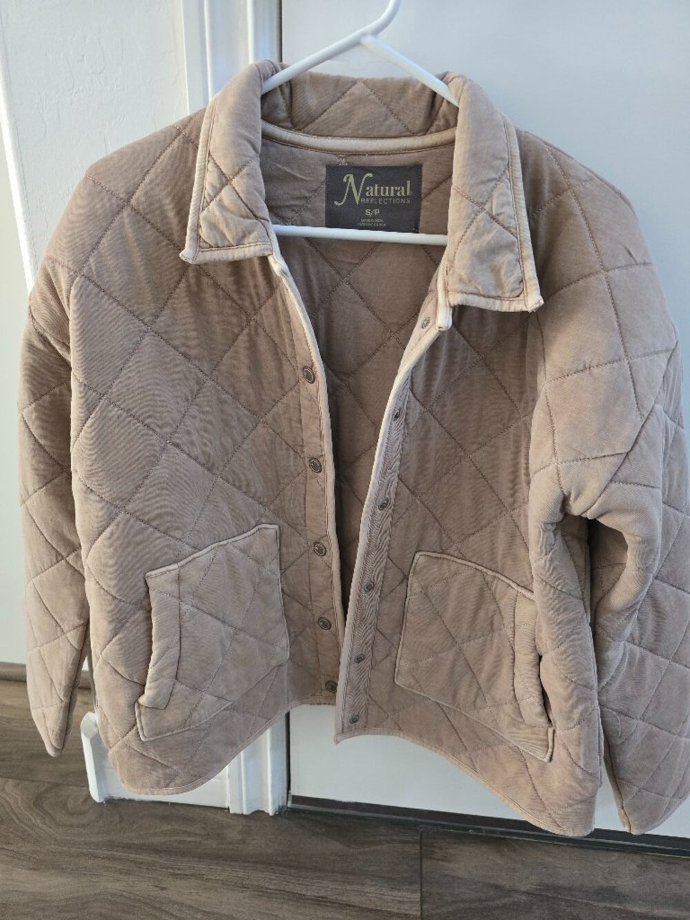 Natural Women Size Small Tan Jacket